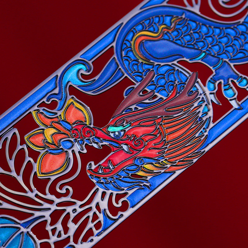 Itembabac Dragon Motif Metal Bookmarks – 4-Piece Set – product view 2