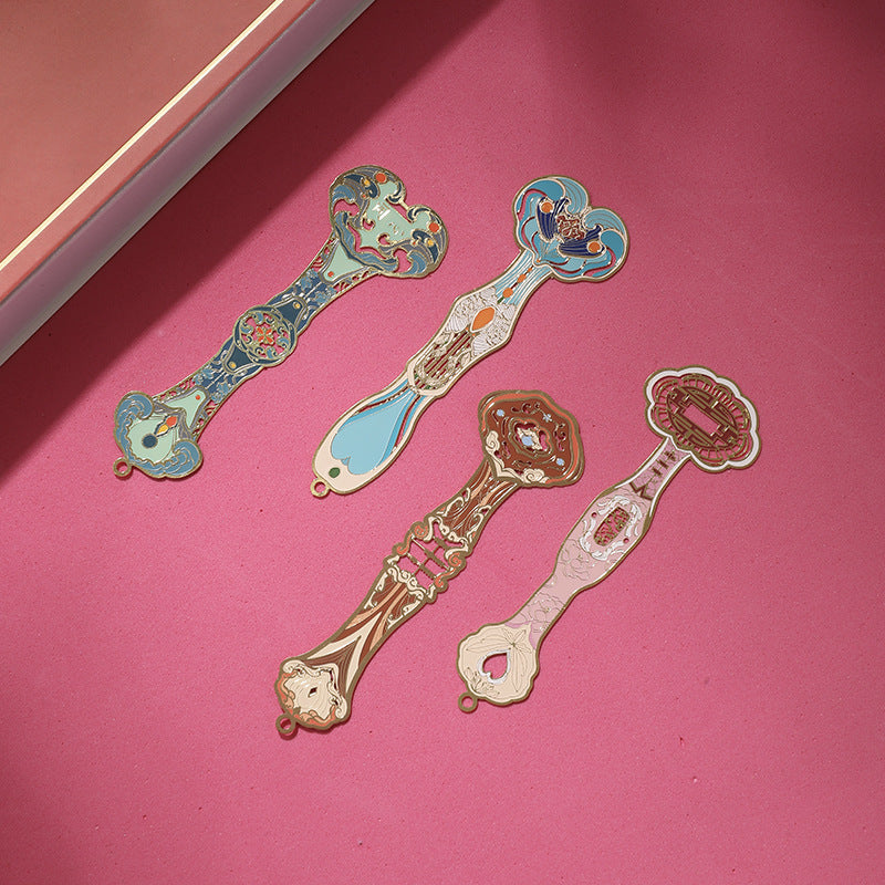 Itembabac Good Fortune Metal Bookmarks – 4-Piece Set – product view 2