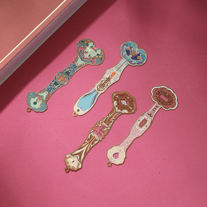 Itembabac Good Fortune Metal Bookmarks – 4-Piece Set – product view 2