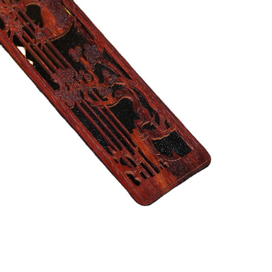 Itembabac Classical Carved Wood Bookmarks – 4-Piece Set – product view 1